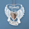 Custom Photo Miss You Everyday - Memorial Personalized Custom Car Ornament - Acrylic Custom Shaped - Sympathy Gift For Family Members