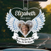 Custom Photo Miss You Everyday - Memorial Personalized Custom Car Ornament - Acrylic Custom Shaped - Sympathy Gift For Family Members