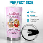 Watching You Nurture And Love Is Truly Inspiring - Family Personalized Custom Tumbler - Gift For Mom, Daughter