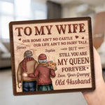 Forever My Always - Couple Personalized Custom 2-Layered Wooden Plaque With Stand - Gift For Husband Wife, Anniversary