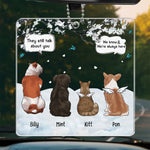 Keep Your Pet Close To Your Heart Always - Memorial Personalized Custom Car Ornament - Acrylic Custom Shaped - Sympathy Gift For Pet Owners, Pet Lovers