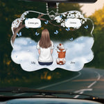 Custom Name Pet Memorial Remembrance Gifts - Personalized Car Ornament