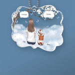 Custom Name Pet Memorial Remembrance Gifts - Personalized Car Ornament
