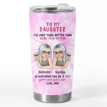 Watching You Nurture And Love Is Truly Inspiring - Family Personalized Custom Tumbler - Gift For Mom, Daughter