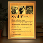 Custom Photo Some Souls Just Instantly Click - Couple Personalized Custom Frame Light Box - Gift For Husband Wife, Anniversary