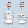 Love Brought Us Together - Couple Personalized Custom Mug - Gift For Husband Wife, Anniversary