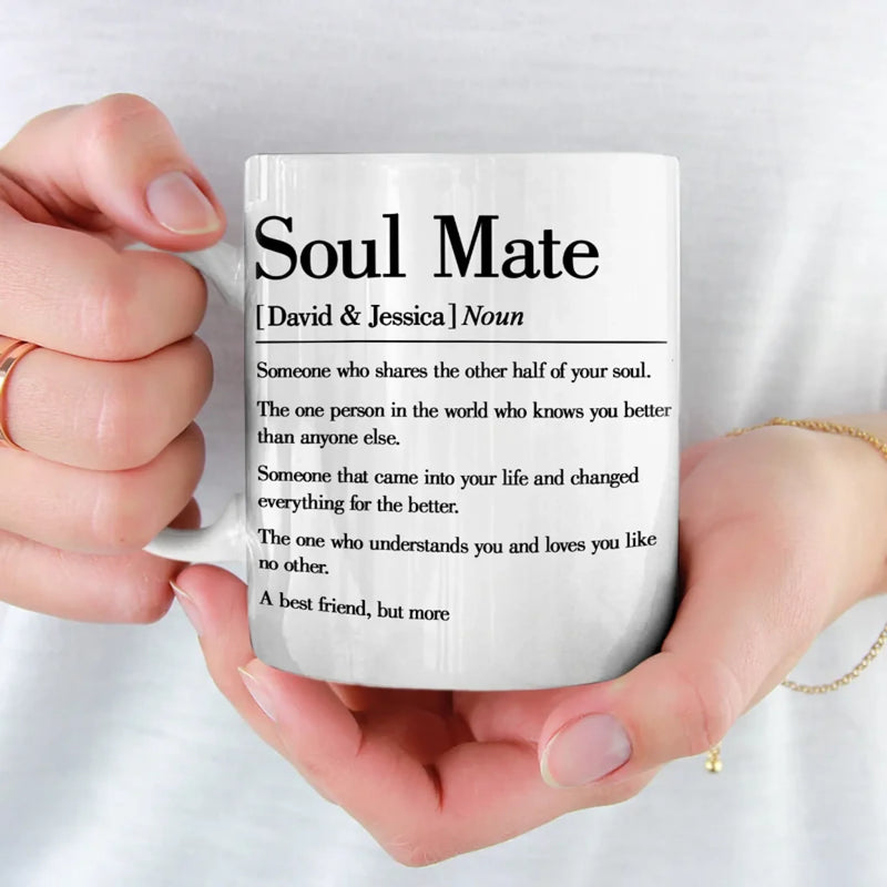 Love Brought Us Together - Couple Personalized Custom Mug - Gift For Husband Wife, Anniversary