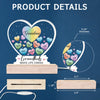 A Garden Of Love Grows In A Grandma's Heart - Family  Personalized Custom Shaped 3D LED Light - Gift For Grandma, Grandpa, Grandkid