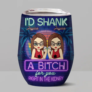 Tu es mon excentrique préféré - Verre à vin personnalisé Bestie - Cadeau pour les meilleures amies, BFF, sœurs