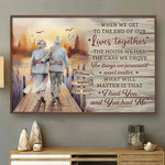 Our Love Proves That Forever Is Real - Couple Personalized Custom Horizontal Poster - Gift For Husband Wife, Anniversary