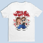 You & Me, Always And Forever - Couple Personalized Custom Unisex T-shirt, Premium T-shirt, Hoodie - Gift For Husband Wife, Anniversary