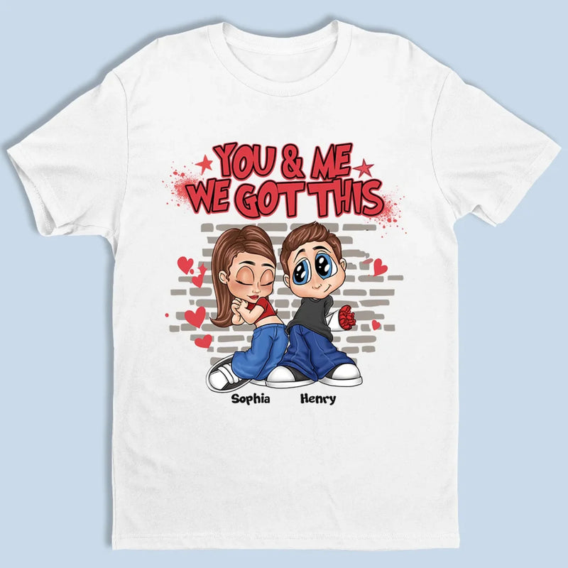You & Me, Always And Forever - Couple Personalized Custom Unisex T-shirt, Premium T-shirt, Hoodie - Gift For Husband Wife, Anniversary