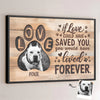 Custom Photo Run Free, My Sweet Friend - Memorial Personalized Custom Horizontal Poster - Sympathy Gift For Pet Owners, Pet Lovers