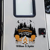 Where The Fire Glows, The Soul Knows - Camping Personalized Custom RV Decal - Gift For Yourself, Best Friends, Siblings, Family Members, Camping Lovers