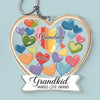 Grandkids Make Life Grand - Family Personalized Custom Shaped Acrylic Keychain - Gift For Grandma, Grandpa, Grandkid