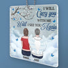 You Live On In My Heart - Memorial Personalized Custom Car Ornament - Acrylic Custom Shaped - Sympathy Gift For Family Members