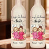 Time Together Is Priceless - Bestie Personalized Custom Bottle Lamp - Gift For Best Friends, BFF, Sisters