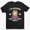 Tiny Boss, Big Job - Family Personalized Custom Unisex T-shirt, Premium T-shirt, Hoodie - Appreciation, Retirement Gift For Coworkers, Work Friends, Couple, Family Members