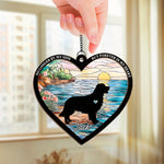 A Dog’s Love, An Everlasting Memory - Memorial Personalized Window Hanging Suncatcher Ornament - Sympathy Gift For Pet Owners, Pet Lovers