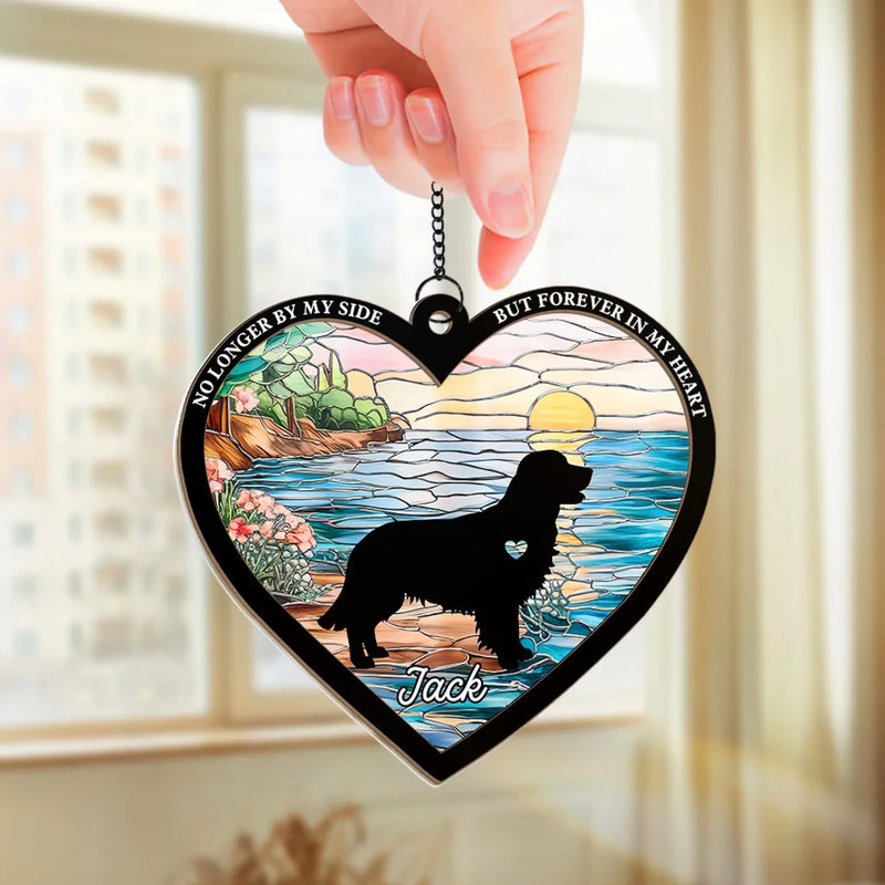 A Dog’s Love, An Everlasting Memory - Memorial Personalized Window Hanging Suncatcher Ornament - Sympathy Gift For Pet Owners, Pet Lovers