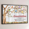 Grandkids Make Life’s Moments Magical - Family Personalized Custom Horizontal Poster - Gift For Grandma, Grandpa, Grandkid