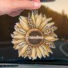 A Grandchild Is A Grandparent’s Treasure - Family Personalized Custom Car Ornament - Acrylic Custom Shaped - Gift For Mom, Grandma