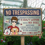 A Bond Beyond Words, Just Wagging Tails - Dog Personalized Custom Home Decor Metal Sign - House Warming Gift For Dog Lovers, Women