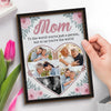 Custom Photo Our Love For You Knows No Bounds
 - Family Personalized Custom 2-Layered Wooden Plaque With Stand - Gift For Mom, Daughter