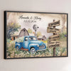 I Treasure Every Moment We Have - Couple Personalized Custom Horizontal Poster - Gift For Husband Wife, Anniversary