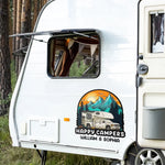 Roam Far, Camp Near - Camping Personalized Custom RV Decal - Gift For Camping Lovers