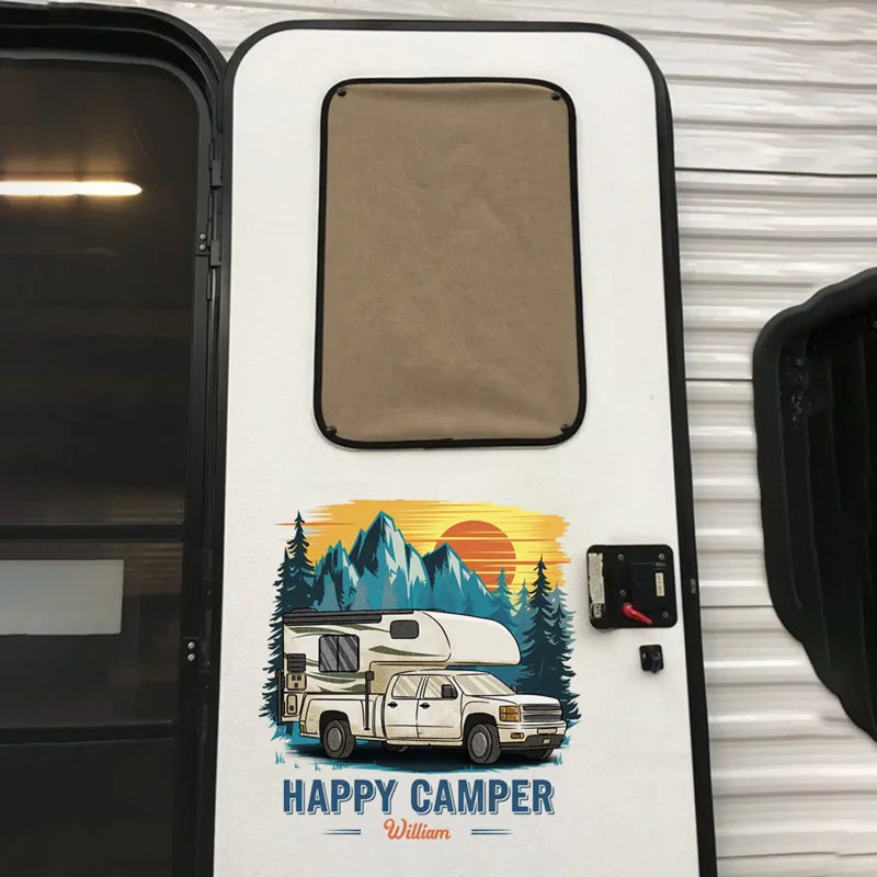 Take Only Memories, Leave Only Footprints - Camping Personalized Custom RV Decal - Gift For Yourself, Best Friends, Siblings, Family Members, Camping Lovers