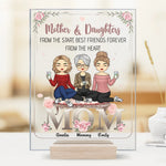 My First Role Model, My Forever Hero - Family Personalized Custom Rectangle Shaped Acrylic Plaque - Gift For Mom, Daughters