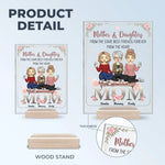 My First Role Model, My Forever Hero - Family Personalized Custom Rectangle Shaped Acrylic Plaque - Gift For Mom, Daughters