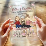 My First Role Model, My Forever Hero - Family Personalized Custom Rectangle Shaped Acrylic Plaque - Gift For Mom, Daughters