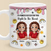 Our Friendship Knows No Bounds - Bestie Personalized Custom 3D Inflated Effect Printed Mug - Gift For Best Friends, BFF, Sisters