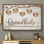 Every Grandchild Is A Grand Blessing - Family Personalized Custom Horizontal Poster - Gift For Grandma, Grandpa