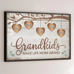 Every Grandchild Is A Grand Blessing - Family Personalized Custom Horizontal Poster - Gift For Grandma, Grandpa