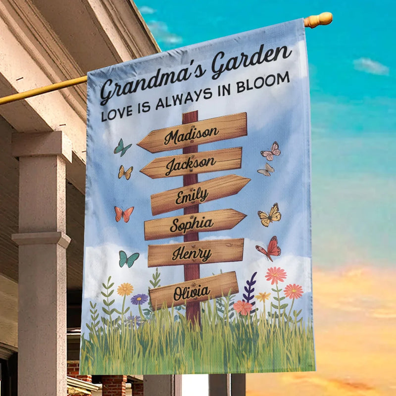 They Bring Joy We Never Knew We Needed - Family Personalized Custom Flag - Gift For Mom, Grandma