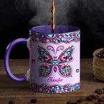 Show Your Love With A Unique Mug Design - Family Personalized Custom 3D Inflated Effect Printed Accent Mug - Gift For Yourself, Best Friends, Siblings, Family Members