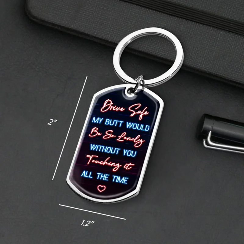With You, I’ve Found My Forever - Couple Personalized Custom Keychain - Gift For Husband Wife, Anniversary
