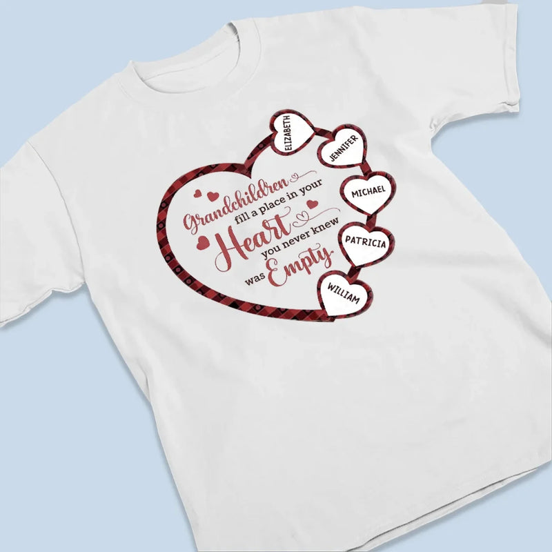 Grandkids Make Life Grand - Family Personalized Custom Unisex T-shirt, Premium T-shirt, Hoodie - Gift For Grandma, Grandpa, Grandkid