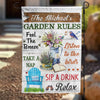 Sip A Drink Relax - Family Personalized Custom Flag - Gift For Yourself, Best Friends, Siblings, Family Members