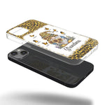 A Gnome’s Wisdom, A Grandma’s Heart - Family Personalized Custom Clear Phone Case - Gift For Grandma