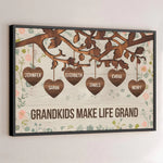 The Essence Of Family Is Love - Family Personalized Custom Horizontal Poster - Gift For Grandma, Grandpa