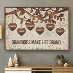 The Essence Of Family Is Love - Family Personalized Custom Horizontal Poster - Gift For Grandma, Grandpa