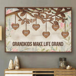 Family Love, A Timeless Treasure - Family Personalized Custom Horizontal Poster - Gift For Grandparents
