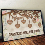 Family Love, A Timeless Treasure - Family Personalized Custom Horizontal Poster - Gift For Grandparents