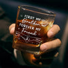 Forever My Friend - Family Personalized Custom Square Whiskey Glass - Gift For Family Members