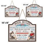 Sun, Water, And You - Couple Personalized Custom Home Decor Wood Sign - Gift For Couple