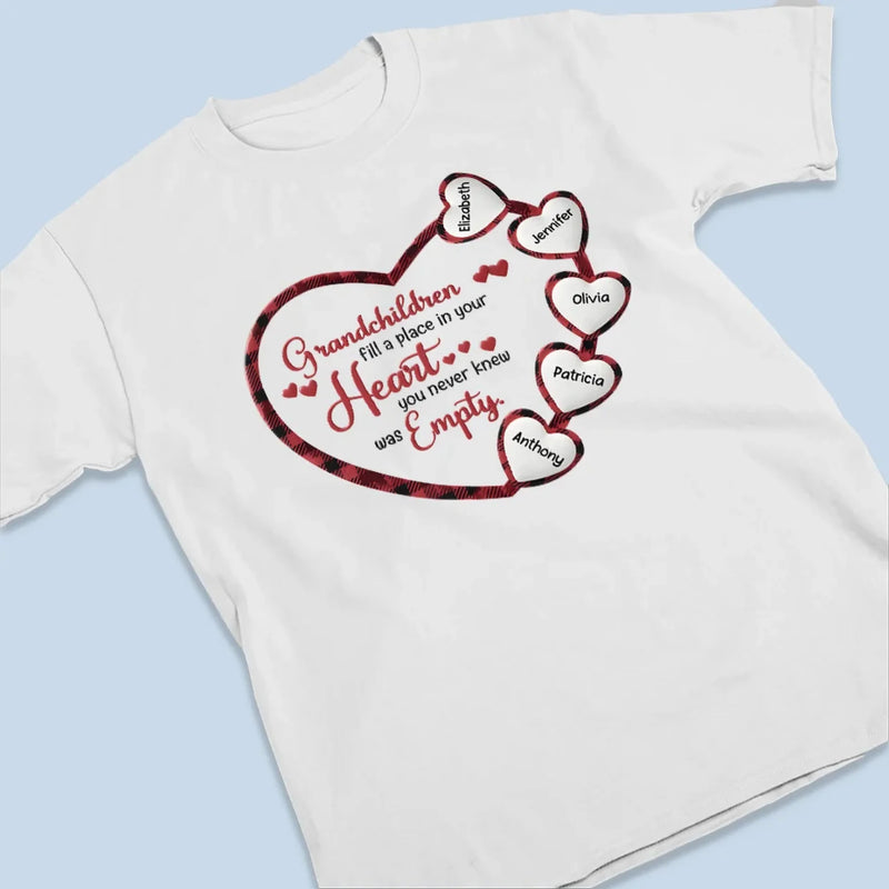 Grandkids Light Up Our Lives - Family Personalized Custom Unisex T-shirt, Premium T-shirt, Hoodie - Gift For Grandma, Grandpa, Grandkid